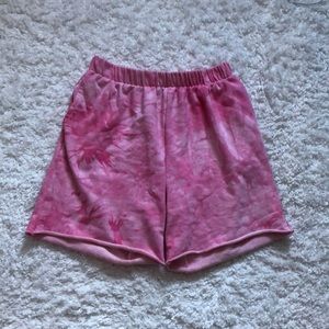 ADIKA Pink Tie-dye shorts